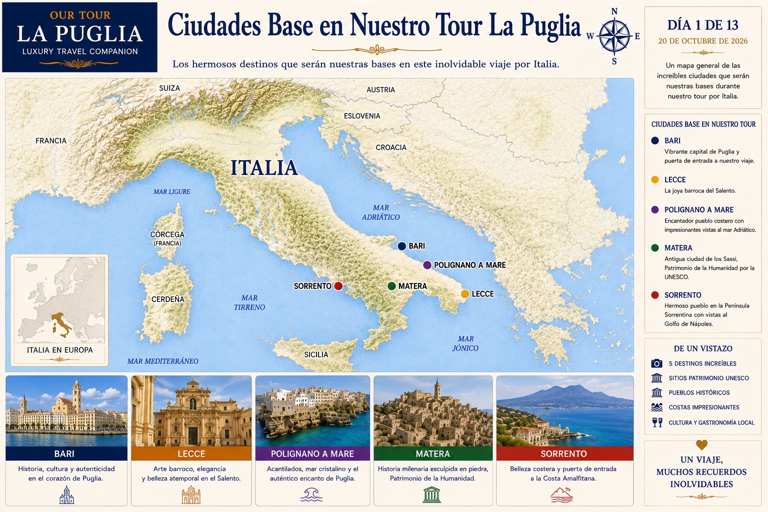 Mapa de la ruta